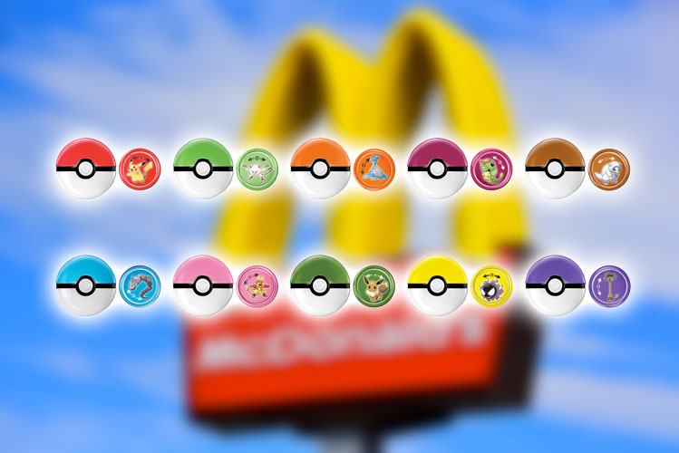 Brinquedos Pokémon de volta ao McDonald's