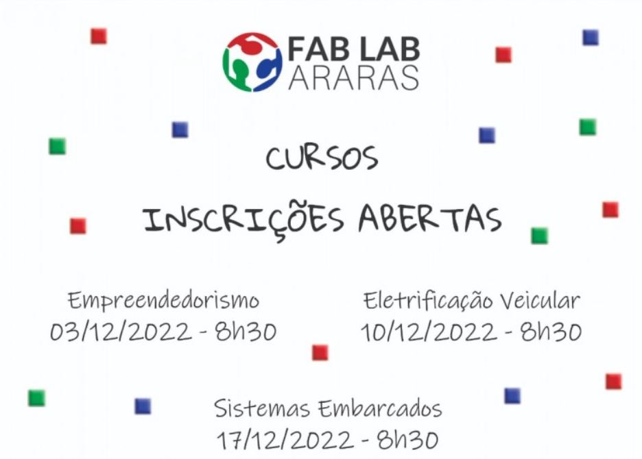 Município de Araras - FabLab abre inscrições para o curso de
