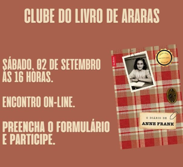 “O Diário de Anne Frank” será a próxima leitura do Clube do Livro de ...