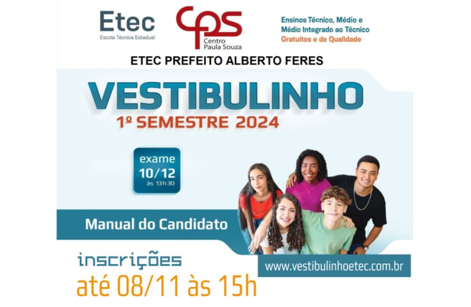Abertas as inscrições do Vestibulinho 2023 da Etecs (SP) - Brasil